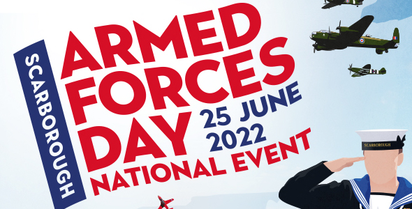 The Scarborough Armed Forces Day website graphic